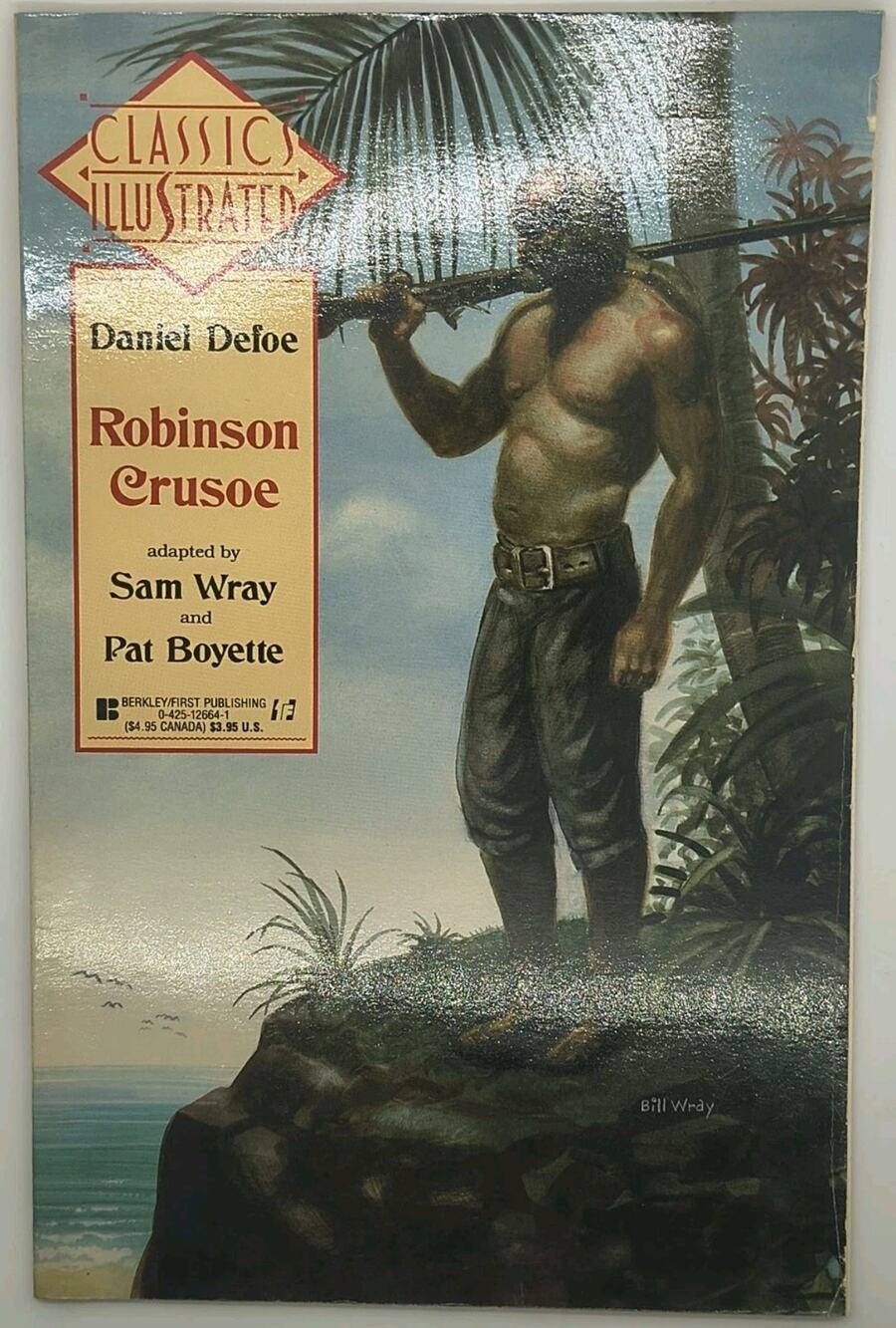 Classics Illustrated #23 Robinson Crusoe Comic Graphic Novel 1991